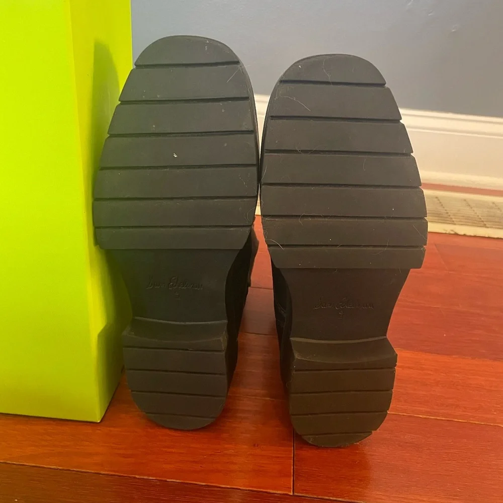 Sam Edelman Black Zip Up Boots Like New with box Size 9M - Picture 11 of 11